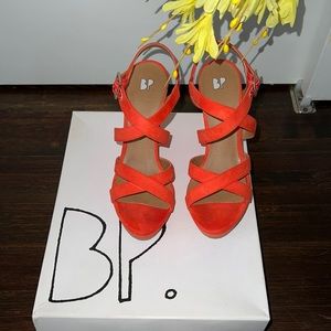 BP. Summers-fab Platform Wedge Sandal